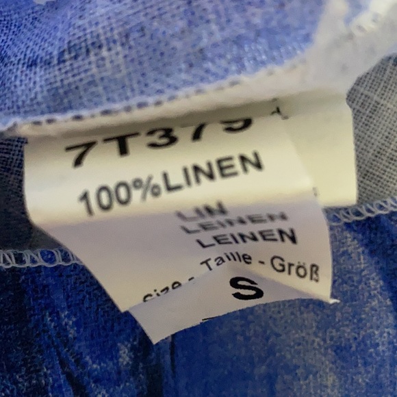 NWT 100% Linen Piazza Del Tempio Top - Picture 9 of 9